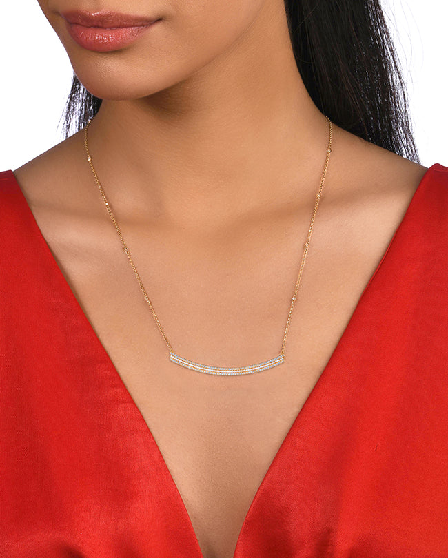 Pearl and Diamond necklace